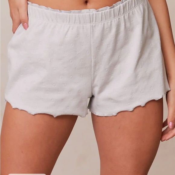 LOUNGE ruffle pj shorts - Picture 1 of 3